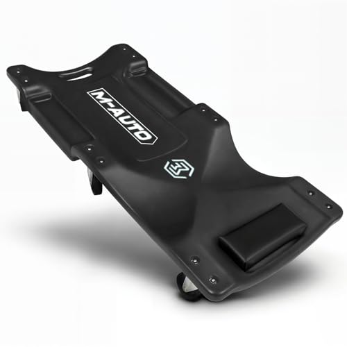 M-AUTO Mechanic Roller Creeper with Padded Headrest