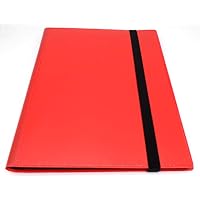 Classeur Pro-Player 24 Pochettes – Album 480 Cartes (MTG/PKM/YGO) – Pages Noires, Glisse Latérale, Fermeture élastique, 29,6x31 Cm