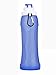 500ml Kreative zusammenklappbare Wasserflasche Faltbare Silikongetränk Flasche Reisen Fahrrad Drink Eco Friendly Waterbottle Trinkflasche (Capacity : 500ml, Color : Blue)