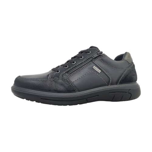 Imac Zapatos De Hombre Para Plantillas Sueltas Con Cordones Negro Ocio, 018 Black Grey, 40 EU