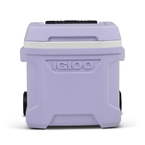 Image of Igloos Cooler Hard-Sided Ice Chest, Insulated Portable Cooler, Heavy-Duty, Leak-Resistant Lid, Lightweight Ergonomic Handle