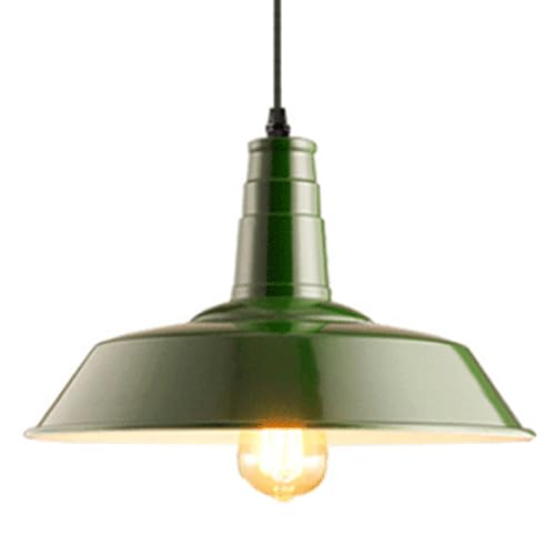 Suspension chapeau jaune 26cm pour eclairer un comptoir sombre