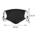 Hotkey F_topbu 5pcs Kids Reusable Face Bandanas with 10pcs Filter Washable Breathable Merry Christmas Face_Masks Face Cotton Covering for Childrens Outdoor