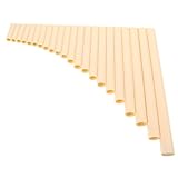 MUELODSIC Chinesische Panflöte 22 rohr G dur Elfenbeinweiß Traditionelle Handwerkskunst für Anfänger Profis Links und Rechtshändig Spielbar Vielseitig für Volksmusik Aufführungen