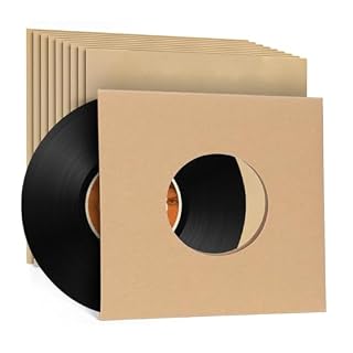 45 RPM Record Sleeves, 20PCS 7inch Brown Vinyl Record Inner Sleeves, Heavyweight Acid Free Paper for EP Records Storage - Les Beatles, Paul McCartney, John Lennon, RIngo Starr, George Harrison