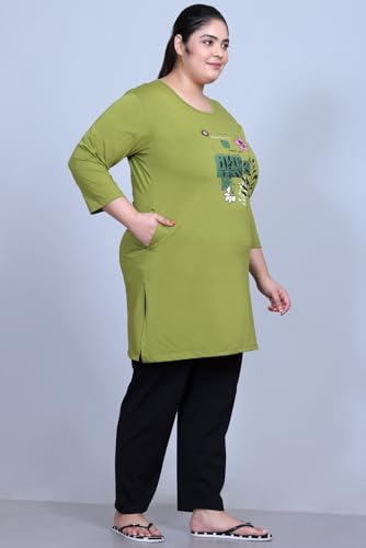 Image of RYSH Women's Plus Size Printed Long Top