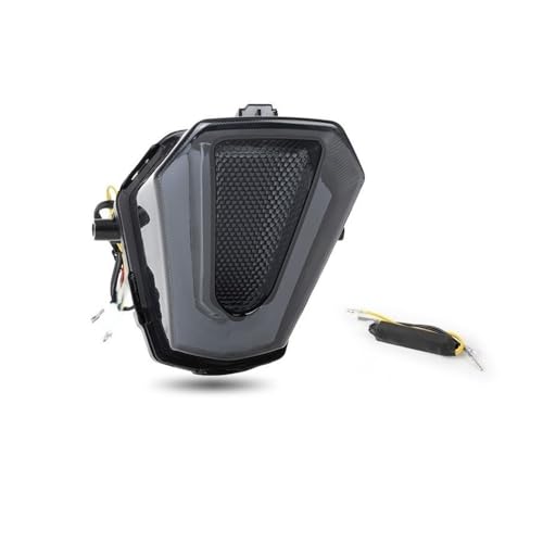 Feu arrière LED pour moto GSXR1000 clignotant stop éviter collisions 12V
