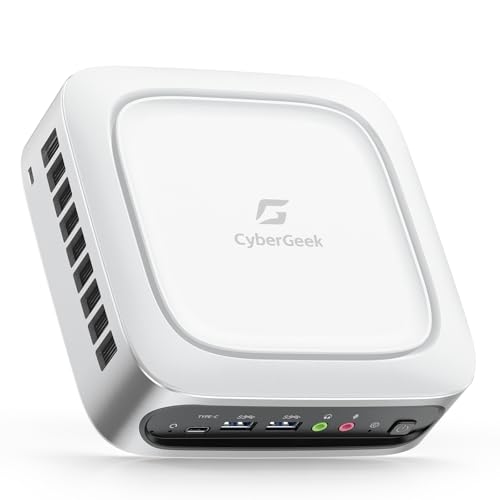 Image of CyberGeek Mini Computers 11th Gen Core i9-11900H(8C /16T, Up to 4.9GHz), Mini PC 16GB RAM 1TB PCIe SSD, Small Desktop with DP /HD /Type-C, 6 USB Ports, Dual LAN, Wi-Fi 6, BT5.2 for Home Office Gaming PC