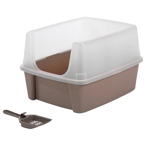 Iris Ohyama Cat Litter Tray with Scoop Cover