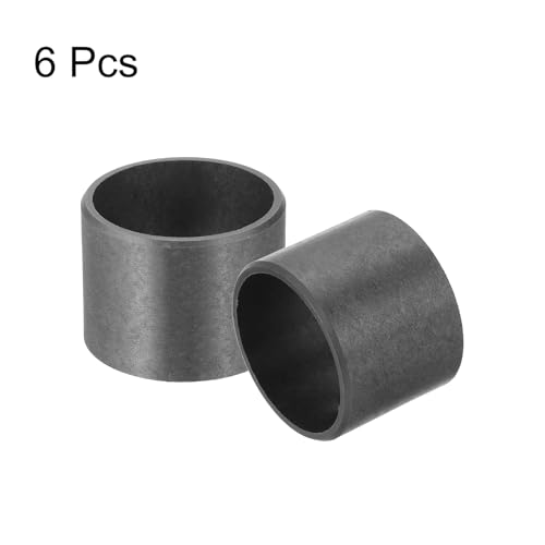 QUARKZMAN 6 Stück Gleitlager Hülse Lager 30mm Bohrung 34mm AD 26mm Länge POM Buchsen für Welle Schwarz