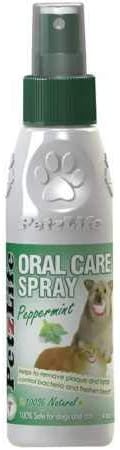 PetzLife Peppermint Oral Care Spray, 4-Ounce