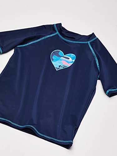Image of Kanu Surf Girls' Karlie Rash Guard UPF 50+ Sun Protection Short Sleeve Swim Shirt