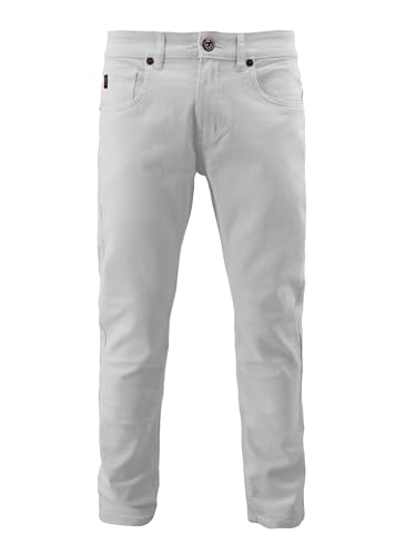 vkwear Men's Slim Fit Casual Skinny Jeans Straight Leg Stretch Cotton Denim Pants4