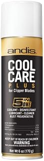 Cool Care Plus 5-in-1 Clipper Spray-6oz Can, 6 Ounce (Pack of 1), Black