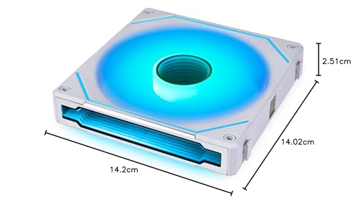 LIAN LI UNI FAN SL140 140mm ARGB Case Fan - White