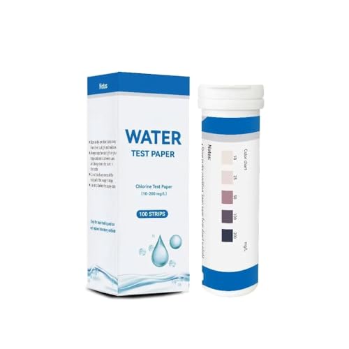 Sanitizer Solution Water Test Strips for Restaraunts and Bars, 10-200 PPM, 1 x Vial 100 Test Strips