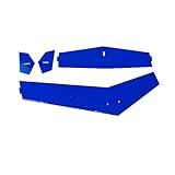 450 Size MD500E Fuselage Replacement Roban RC Helicopter Body Spare Parts Nose Cover/Tail Part (Tail fins)
