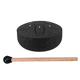 Kisangel Stahlzungentrommel Für Draußen Taschentrommel Als Regentrommel Tragbare Mini-stahltrommel Metallhandtrommeln Als Metallschlaginstrument