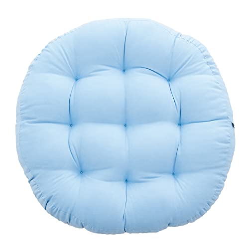 Sperame Floor Pillow Cushions，Outdoor Seat Cushion, Meditation Cushion， Solid Floor Mats For Indoor And Outdoor，20 * 20 Inch 2 Pack Sky Blue #TOP1