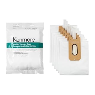 Kenmore UB100 B200 Series Lot de 6 sacs à poussière de rechange pour aspirateur vertical ultra léger (modèle : BU1001)