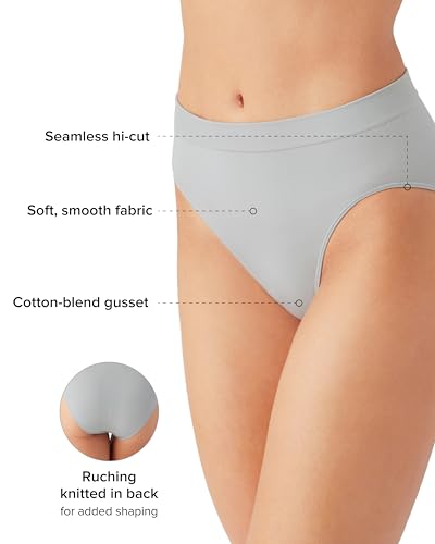 Image of Wacoal Women's B-Smooth Seamless Full Coverage Hi-Cut Brief Panty, 834175