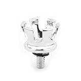 Seat Bolt Screw 1/4'-20 Thread Crown Seat Nut Aluminum for Harley 1996-2024 Sportster...