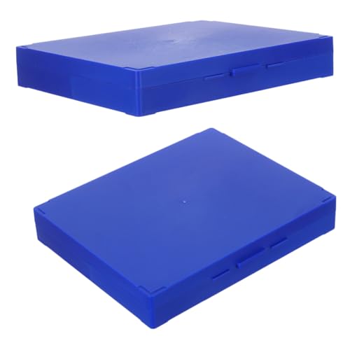 MOTHNUR 2個 病理学用 耐久プラスチック製 スライド収納ボックス ガラススライド整理ケース 蓋付き 軽量 ラボ用 携帯可能