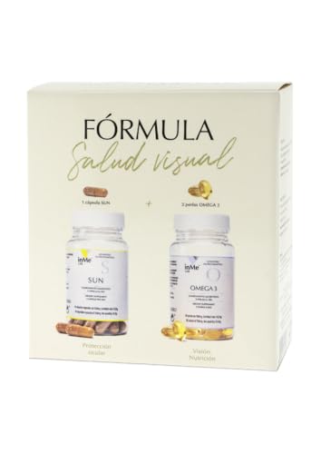 InMe Lab Fórmula Salud Visual, Suplemento con Betacaroteno, Licopeno, Luteína y Omega 3