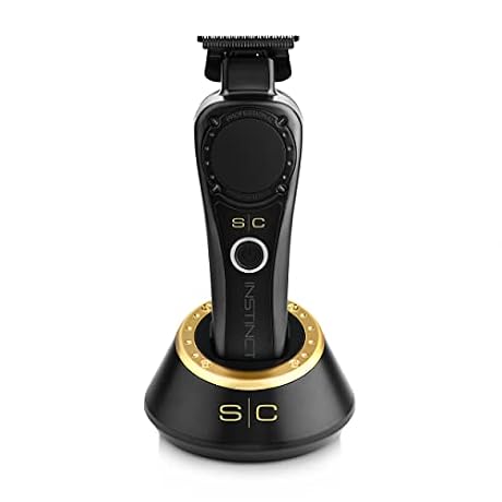 StyleCraft Instinct Professional Cordless Hair Trimmer with IN2 Vector Motor, Intuitive Torque Control & Precision Black Diamond Blades