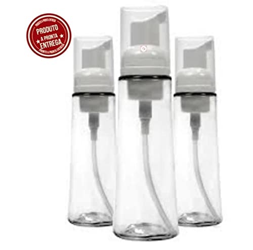 Frasco Pump 100ml Espumador Limpeza Cílios E Sobrancelhas