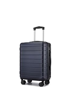 Shavont Handgepäck Koffer 55x40x20 cm, Hartschalenkoffer aus ABS, Leichter Trolley mit 4 Leisen 360° Doppelrollen, Integriertem Schloss, Für Viele Airlines Geeignet (M, Marineblau)