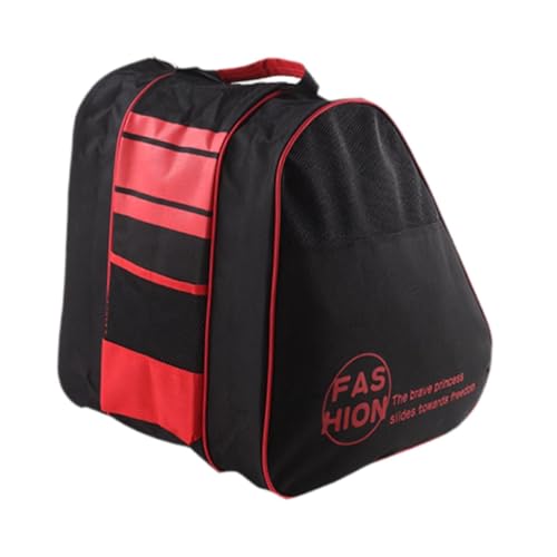 QSTDGVPW Bolsa para Patines con Correa Ajustable para Niños Y Adultos, Negro