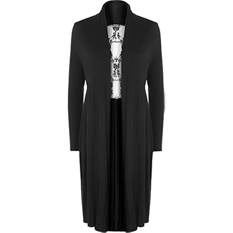 WearAll Plus Size Lace Back Cardigan Cover