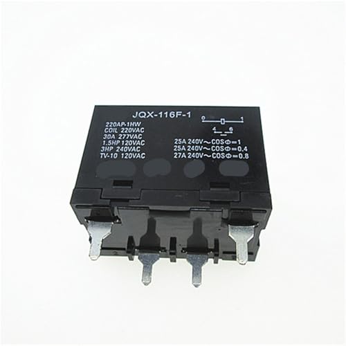Relais JQX-116F-1-220AP-1HW 220VCA DIP4 pour circuit imprimé