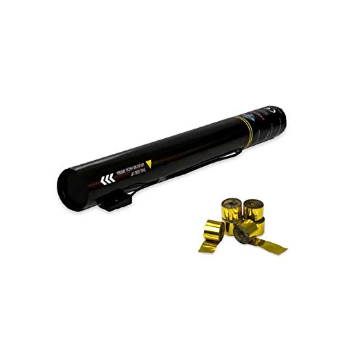 EUTOPICA Cañón Serpentina Brillo Eléctrico 50 cm (Dorado) | 24/48H laborables | #DeLosBuenos