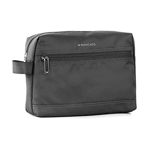 Roncato Zip Soft Necessaire Anthracite, Anthracite, necessaire Holder Makeup and Bathroom Cosmetics Cover
