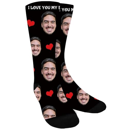 iDIY Personalisierte Socken mit Gesicht Foto - lustige socken...