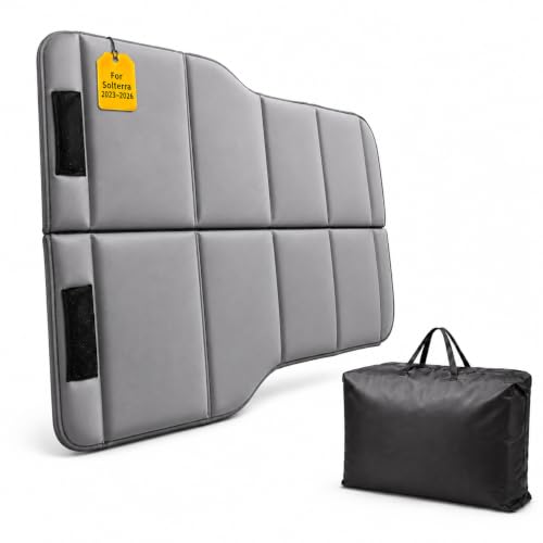 Image of Car Mattress for Solterra 2023-2026, Upgraded Non-Inflatable Thickened Foam SUV Car Camping Mattress, Foldable Trunk Sleeping Pad Car Bed Mattress for Road Trips Camping Travel