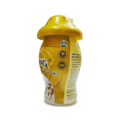 Image of Strong Mushroom Powder Weight Gainer for Men and Women (100 Gram) | Perfect for Shakes, Smoothies, Coffee and Tea, Natural Ingredients, 100% Herbal (Packaging might Vary)