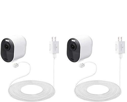 16ft/4.8m Weatherproof Outdoor Charging Cable w/Quick Charge Adapter Compatible with Arlo...