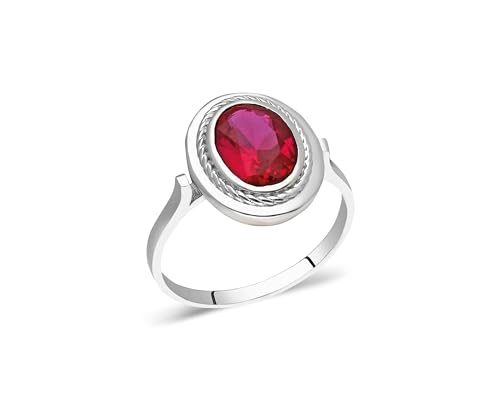 Maysa Jewelry 14K Solid Gold Ruby Ring For Ladies thumb #7