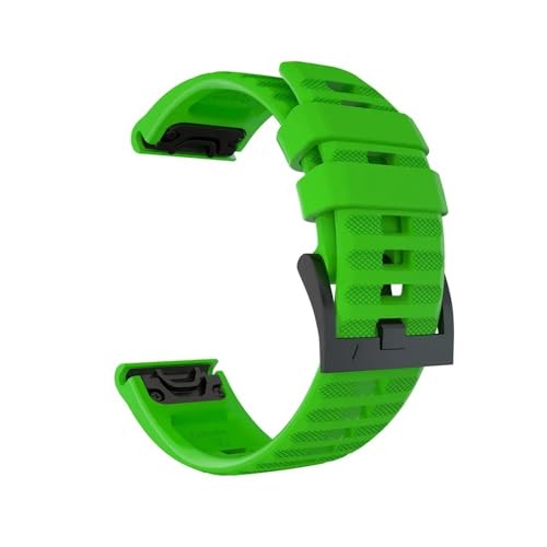 SRMVRNKNNK �V���R���X�g���b�v Fit For Garmin Fit For Fenix 7X 7 Pro Solar/Epix QuickFit WatchBand�ɓK��(Style1 Green,QuickFit 26mm)