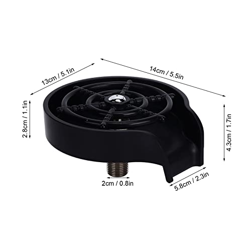 G1/2 Stainless Steel Abs Cup Washer, High Pressure Glass Rinser for Kitchen Sink Universal Bottle Cleaner for Home Bars - Image 4