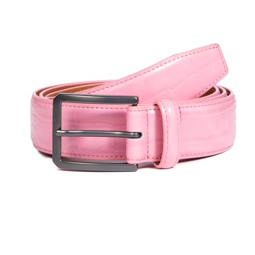 Men's Belt, Handmade Genuine Leather Mens Belt For Gift Mens Dress Casual 1 3/8"2