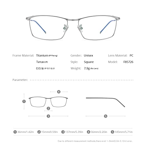 Image of FONEX Colorful Pure Titanium Glasses Frame Women Retro Round Eyeglasses