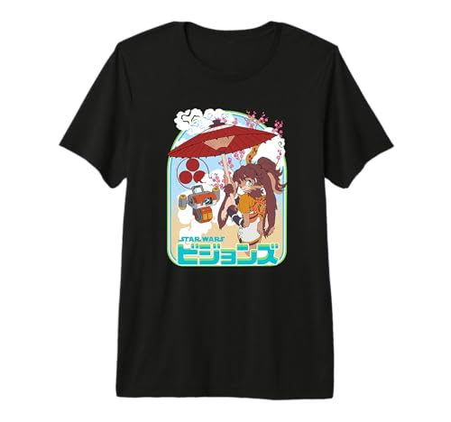 T-shirt Star Wars Visions Lop TD-4 Parasol t-shirt confortable qui ne se déforme pas