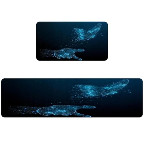 Tapis de sol absorbant et lavable en polyester pour sécuriser votre cuisine - 2