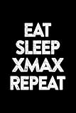  Visitor Register - Xmax Crypto, Eat Sleep Xmax Repeat Quote: Visitor Register Book for Business, Visitor Book For Signing In and Out, 6” x 9” Large (Visitor\'s sign in record book Series),Business