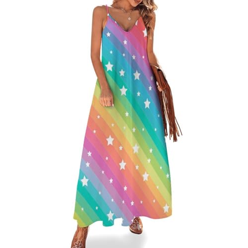 Robe Longue pour Femme Ete sans Manches Fluide et Ultra Respirante pour la Plage