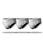 Pair of Thieves Men's Super Soft 3 Pack Briefs, Underwear Pack for Men White, Large